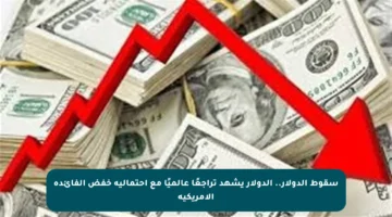 سقوط الدولار.. الدولار يشهد تراجعًا عالميًا مع احتمالية خفض الفائدة الأمريكية